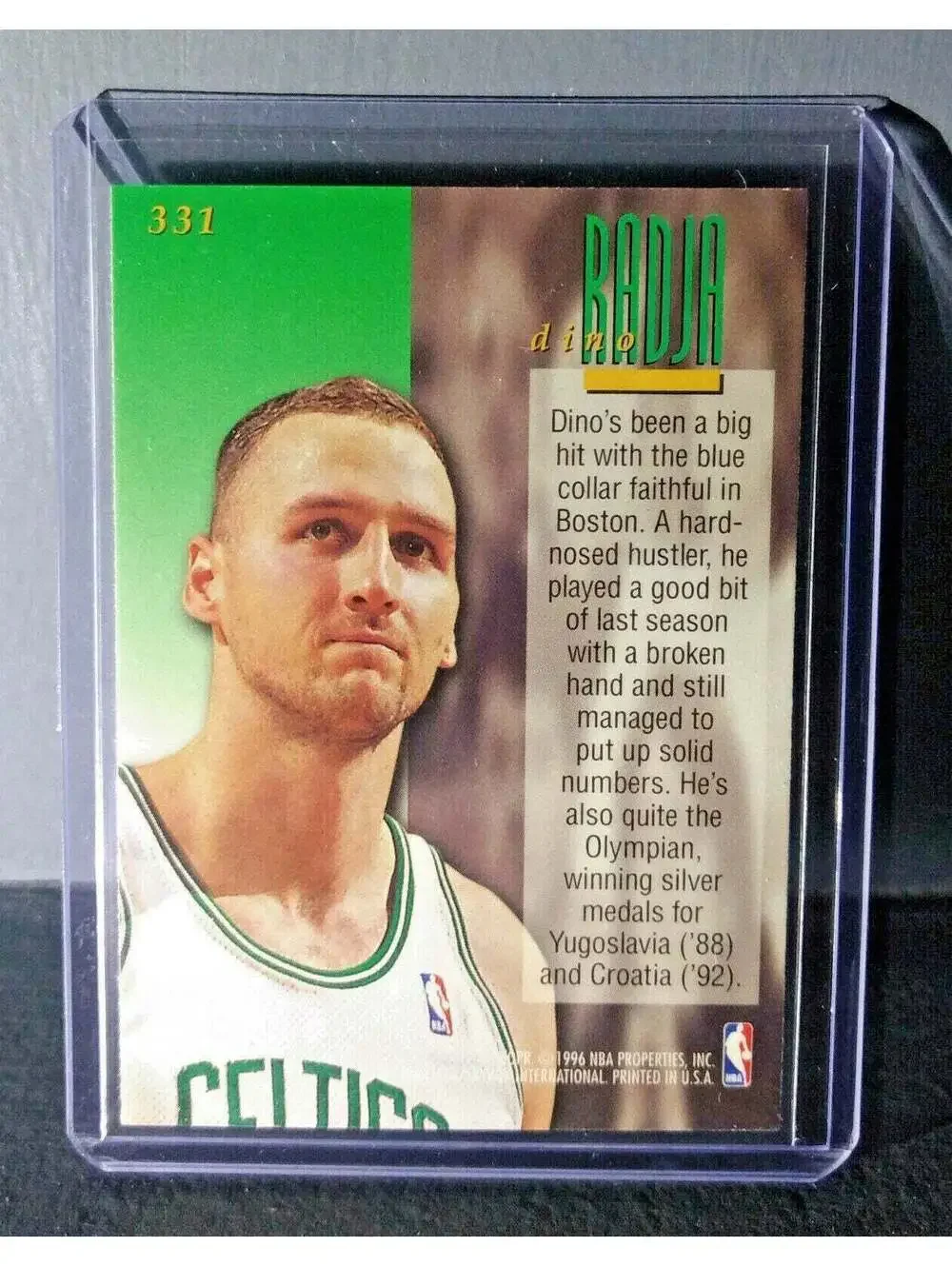 1995-96 Dino Radja #331 Ultra Encore Basketball Card